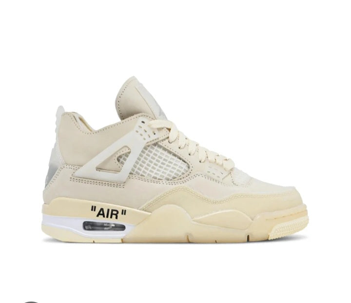 NIKE AIR JORDAN 4 RETRO X OFF-WHITE "SAIL" SNEAKER SALE