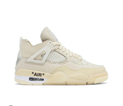 NIKE AIR JORDAN 4 RETRO X OFF-WHITE "SAIL" SNEAKER SALE