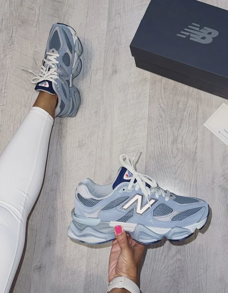 New Balance 9060 Pink and Blue